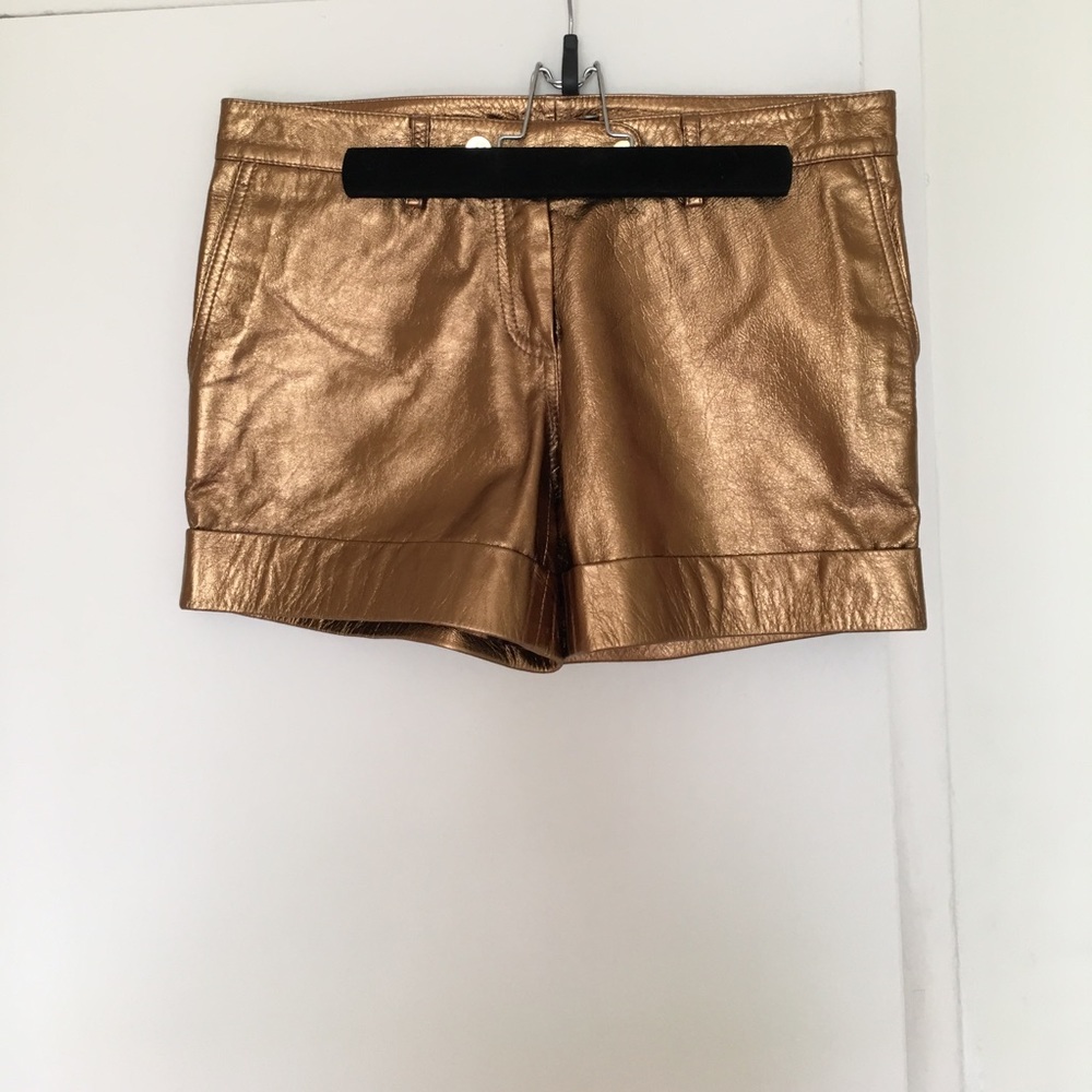 Dolce & Gabbana Leather Shorts