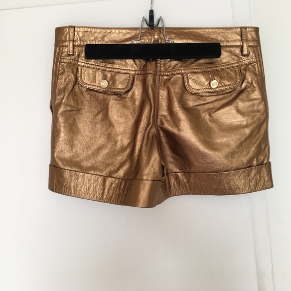 Dolce & Gabbana Leather Shorts - Picture 2 of 8