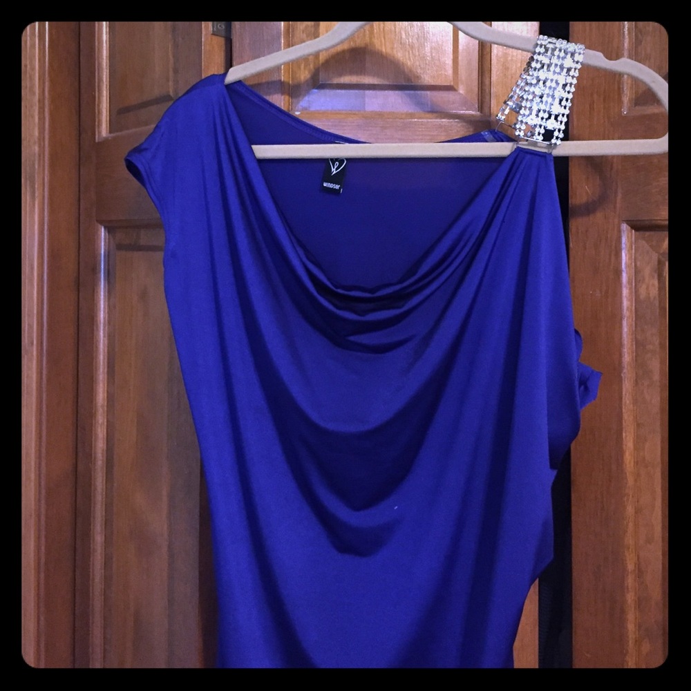Blue dress
