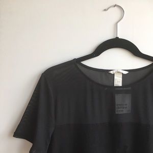 ✨SALE✨ H&M Black Mesh Tee ✨SALE✨ H&M Black Mesh Tee
