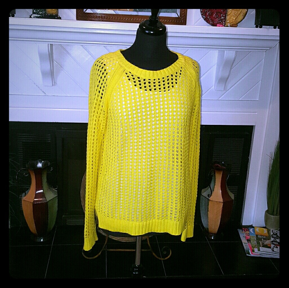 Open Knit Overblouse