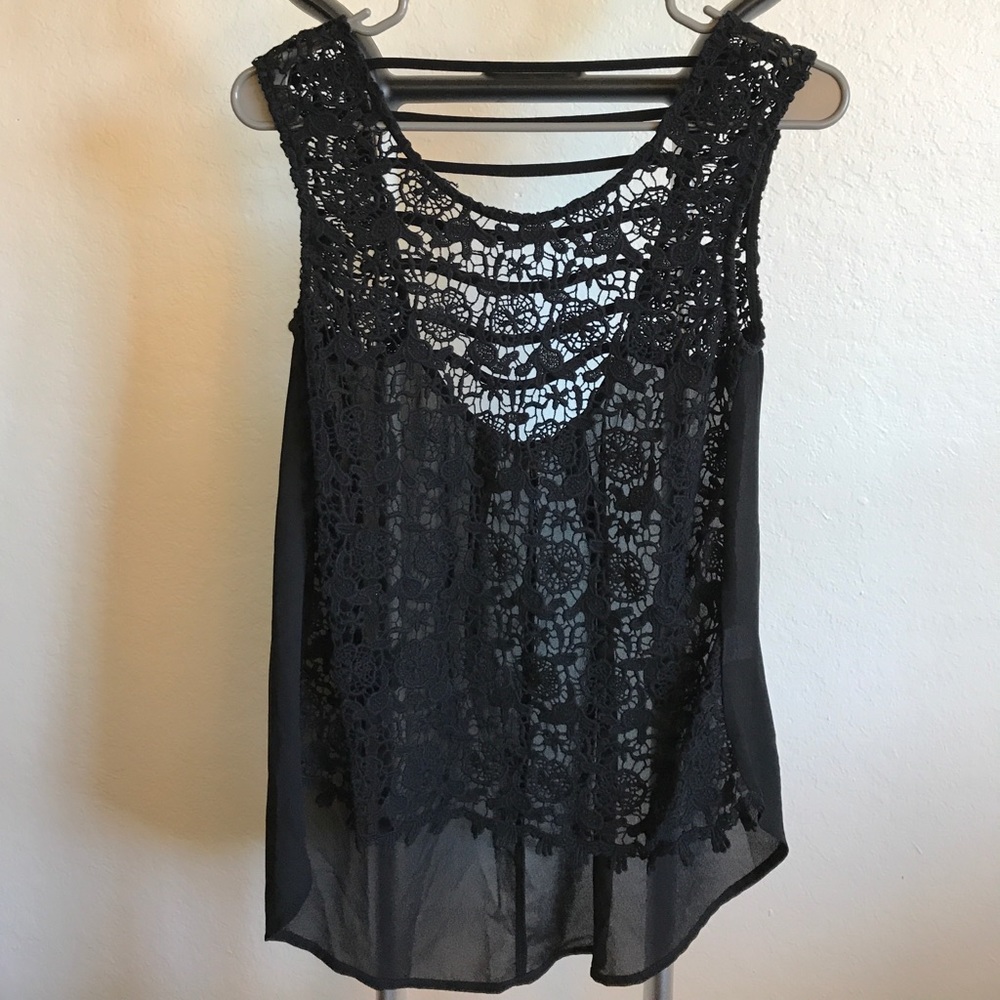 Black Lace Tank