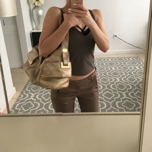 Michael Kors gold bag