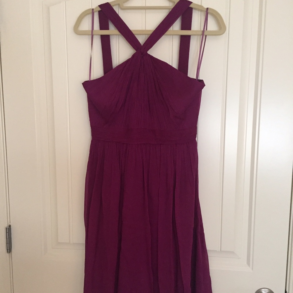 J Crew fuchsia dress size 4