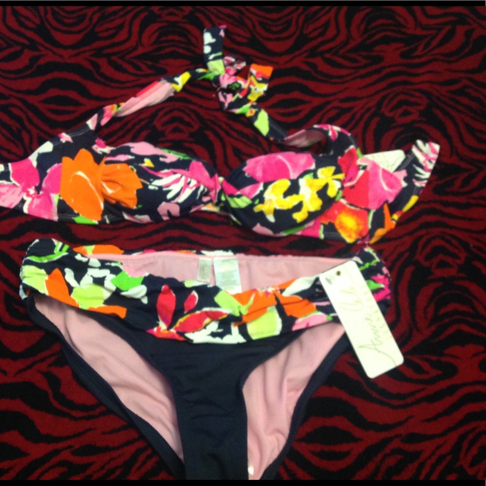 NWT   Anne Cole Signature 2pc Swim Suit