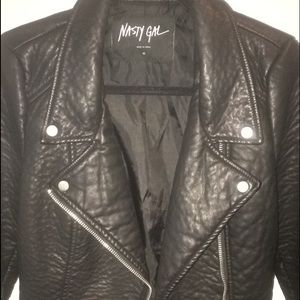 Nasty Gal Vegan Leather jacket