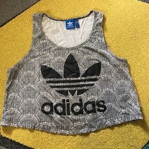 Adidas crop top tank top