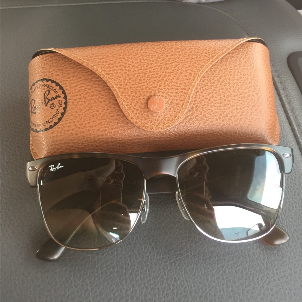 Oversized ray ban club masters