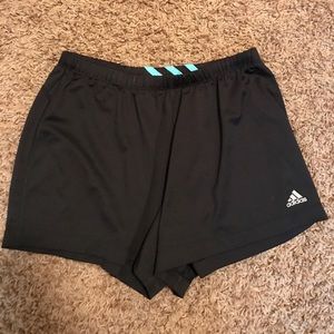 Adidas black climacool shorts