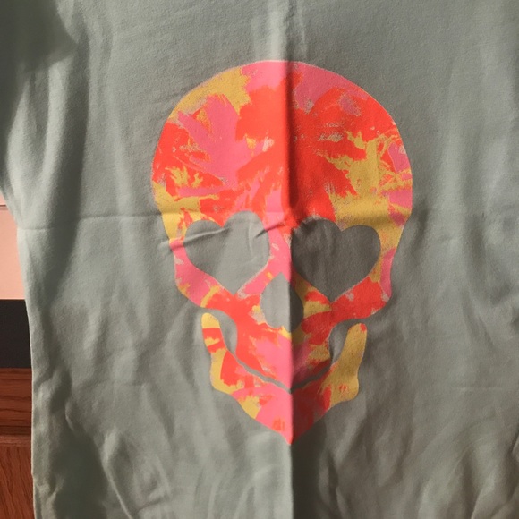 ❌SOLD❌Beautiful multi colored 💀 tank - Picture 2 of 3