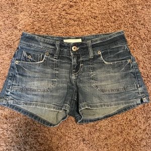 Denim shorts