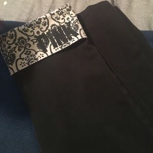 Pink Boot Leg Yoga Pants