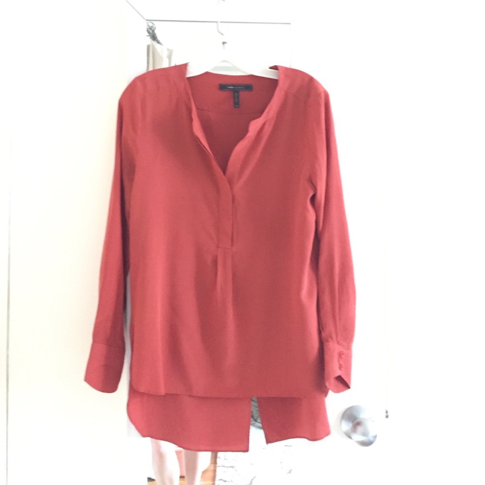 BCBG Blouse. Burnt orange