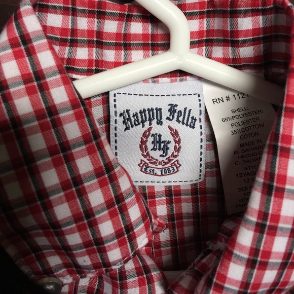 Black Red and White three piece outfit 12 months - Picture 2 of 4