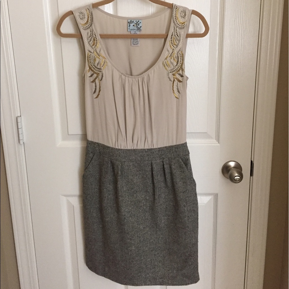 ⭐️ EUC Anthropologie Beaded Dress ⭐️