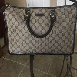 Authentic leather Gucci handbag