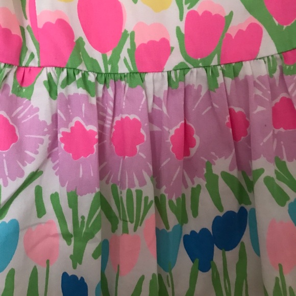 Lilly Pulitzer Floral Line Dance Dress - Picture 2 of 5