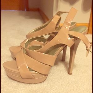 Jessica Simpson Nude Sandal Heels!