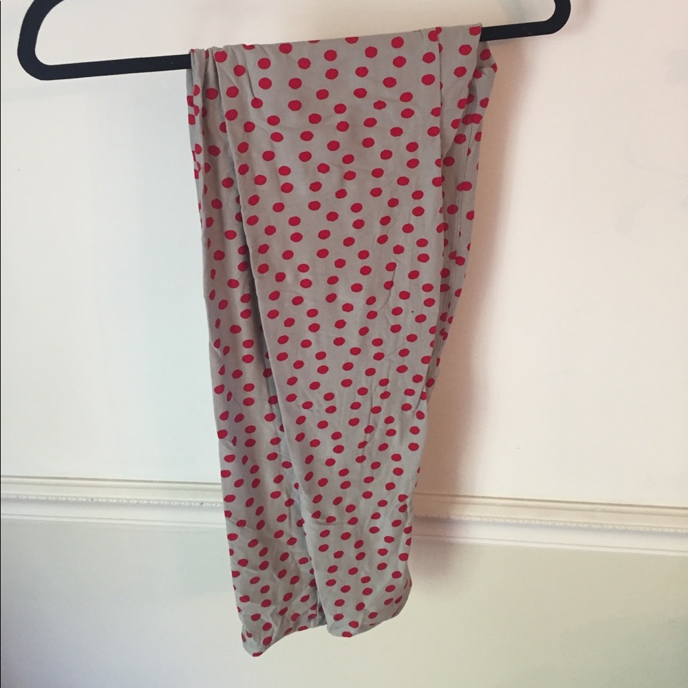 Lularoe polka dot TC leggings