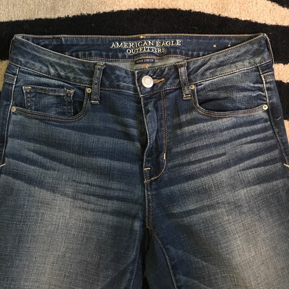 american eagle high waisted skinny jeans
