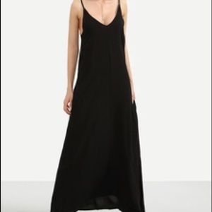 Black maxi dress