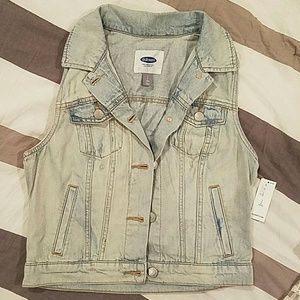 NWT Denim Vest ST