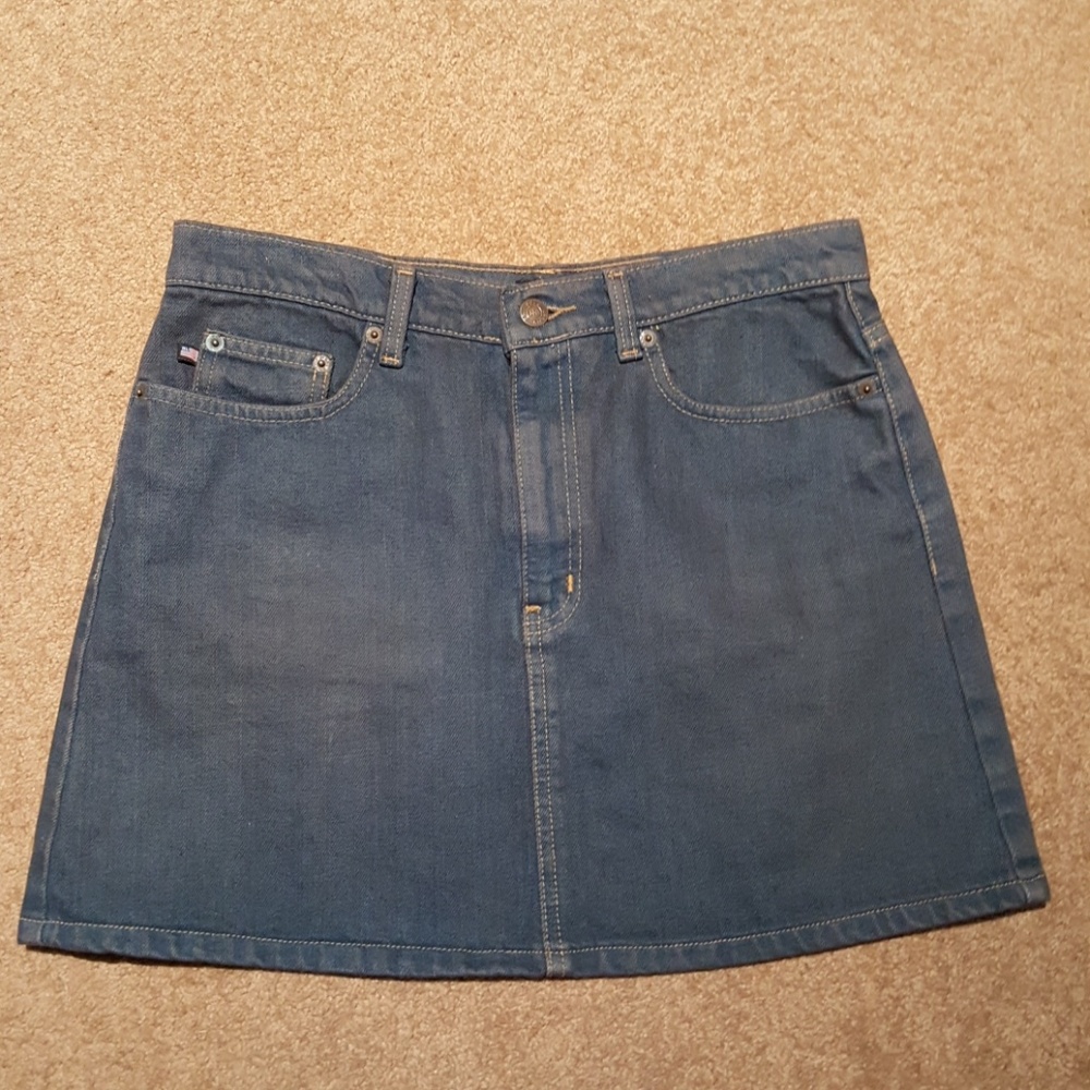 Polo jean skirt