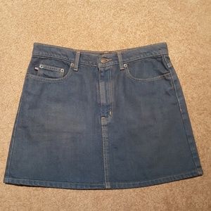 Polo jean skirt