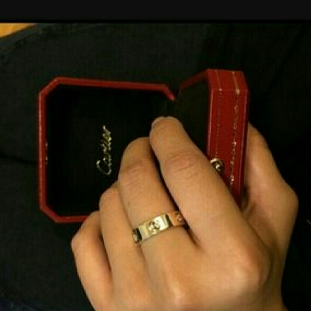 Authentic Cartier love ring.