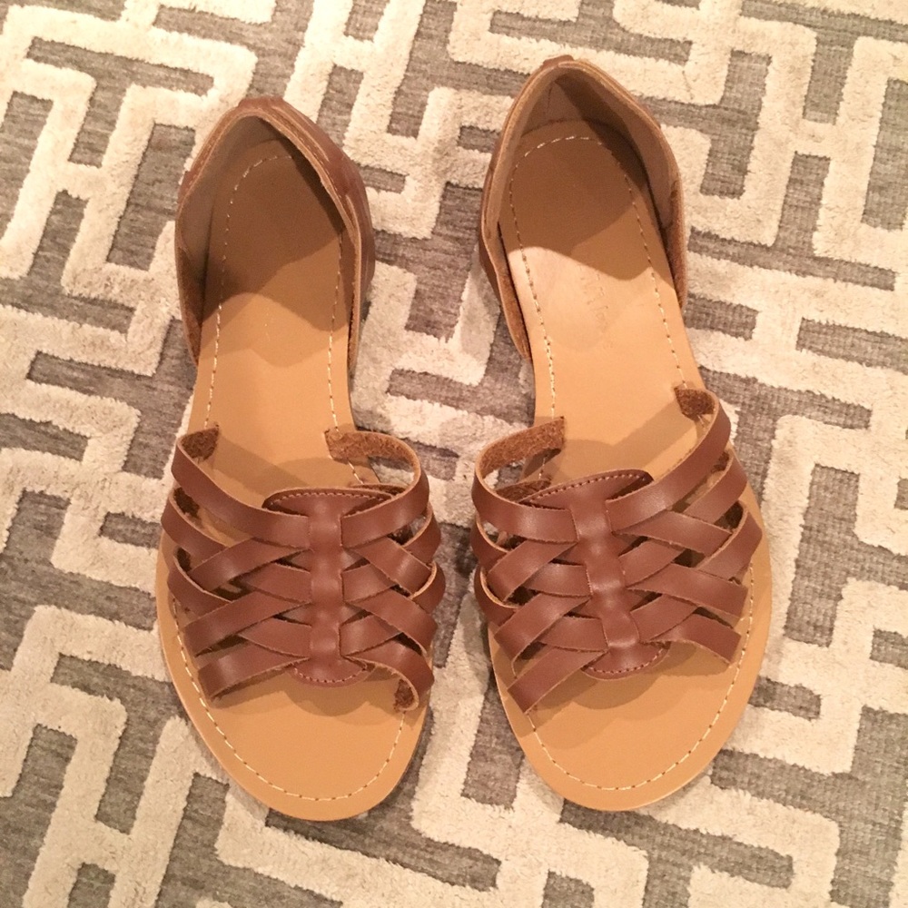 Brown sandals brand new