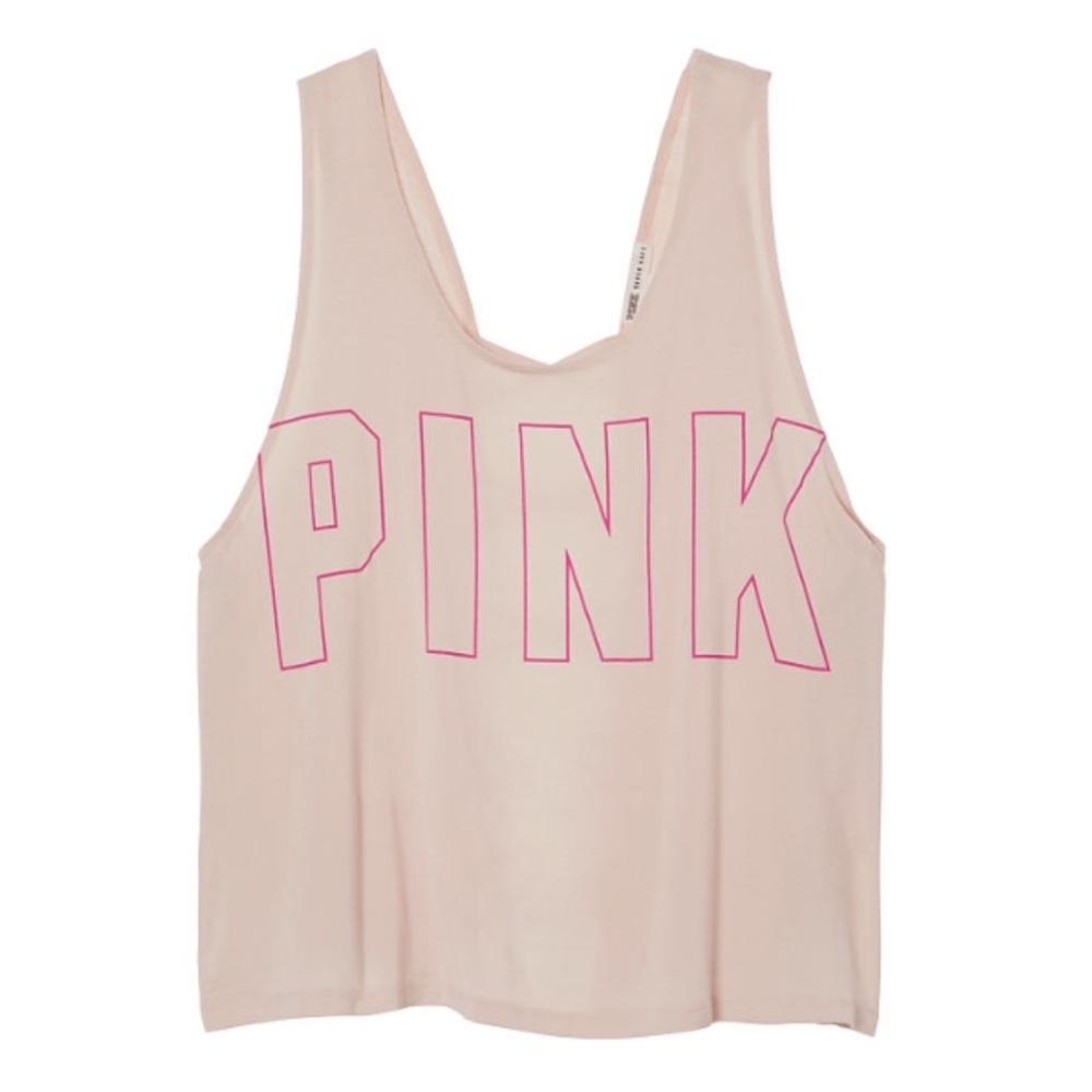 BUNDLE OF TWO PINK VS Muscle Tee! NWT