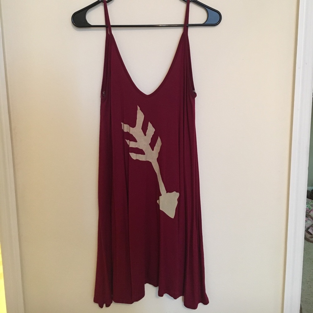 Garnet Spear Skater Dress