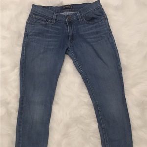 Levi's Too Superlow Medium Wash Skinny Jeans