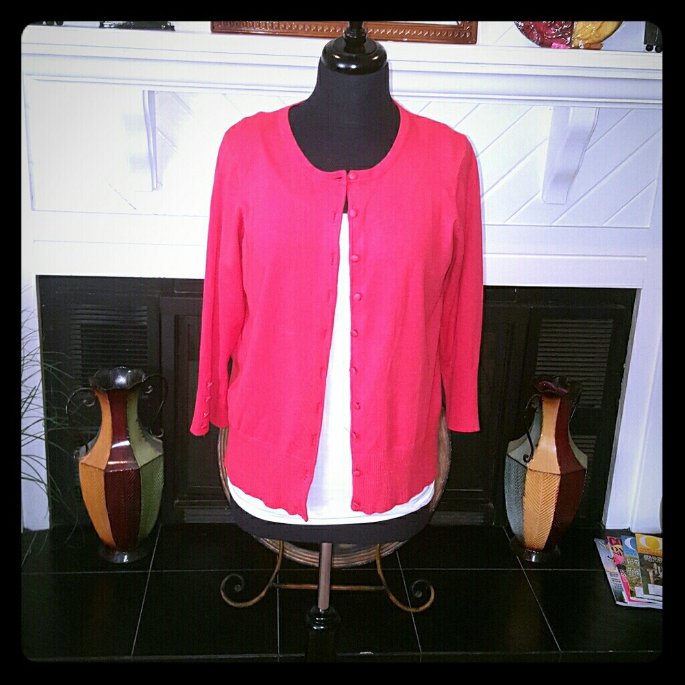 Coral Cardigan