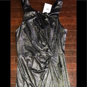 ASTR Gold Shimmer Cocktail Dress