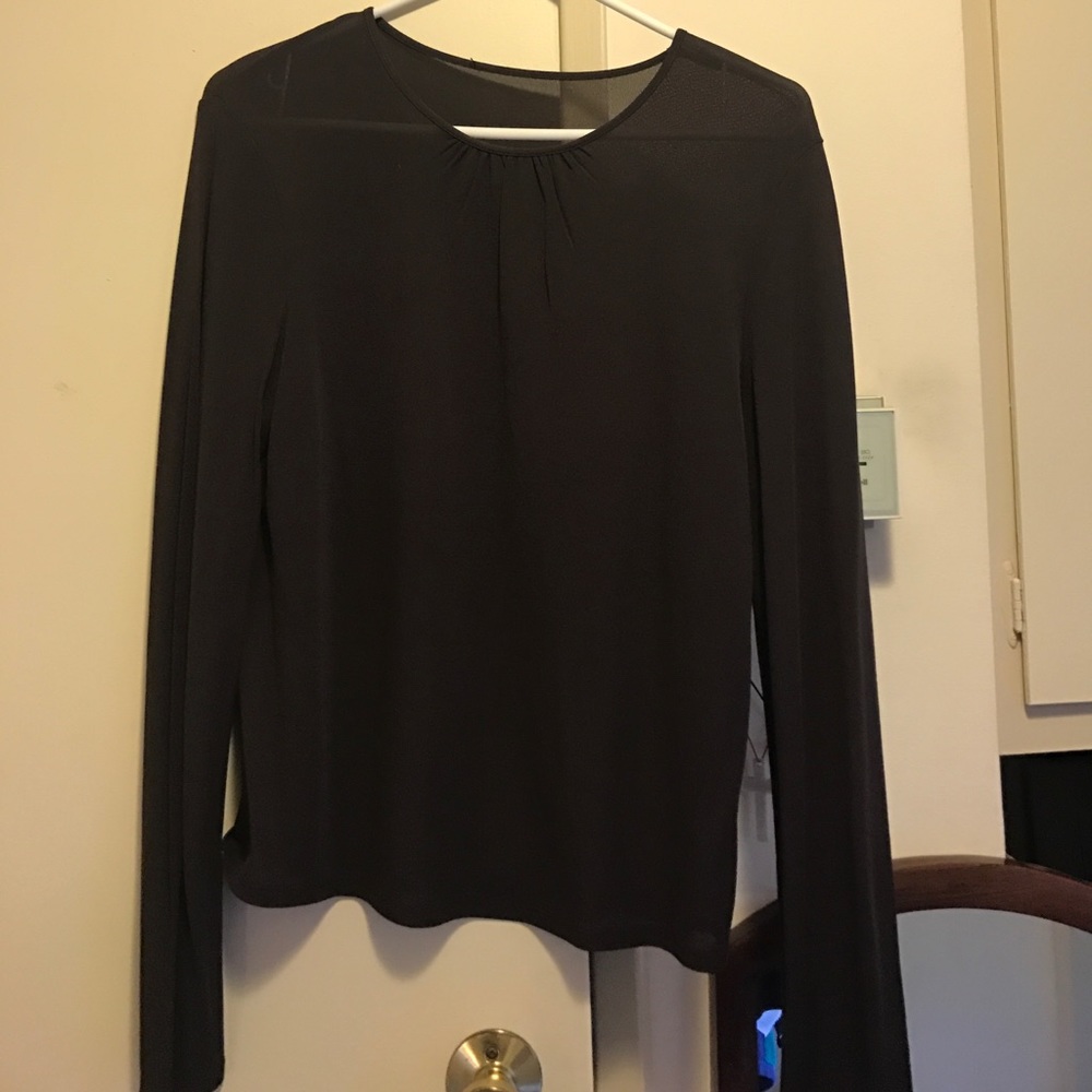 Anne Klein mesh top