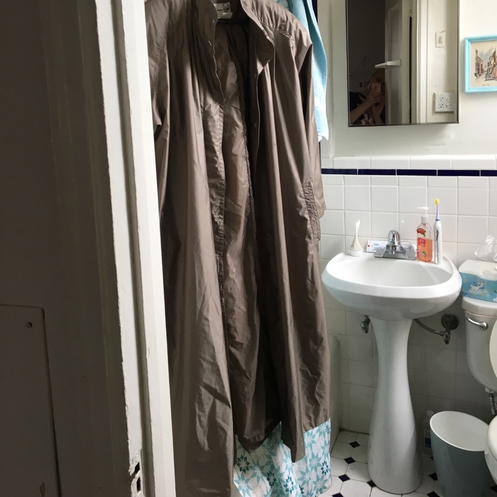 Nylon Rain Trench