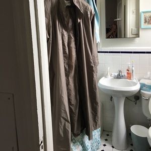 Nylon Rain Trench