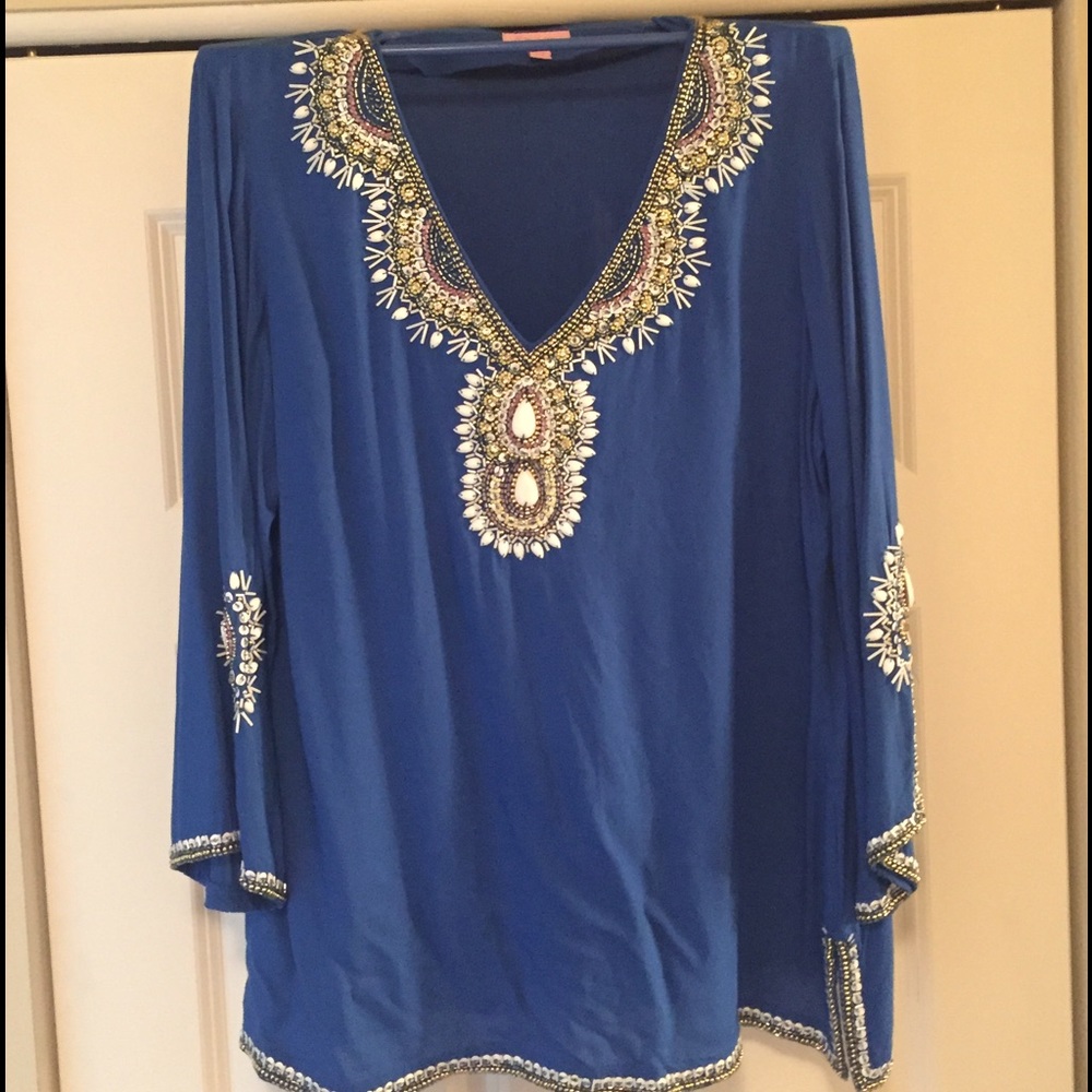Beaded Lilly Pulitzer Tunic