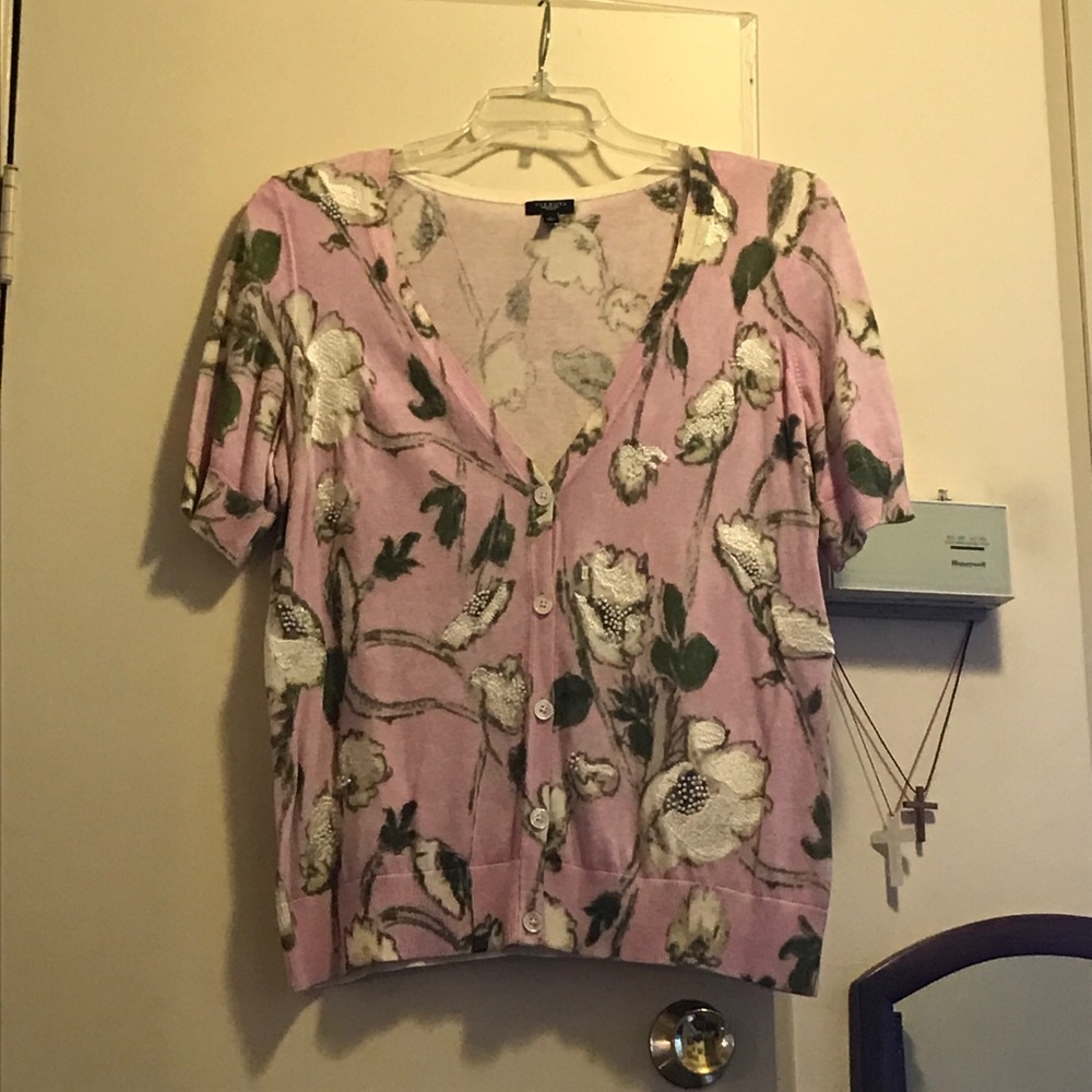 Talbots short sleeve cardigan