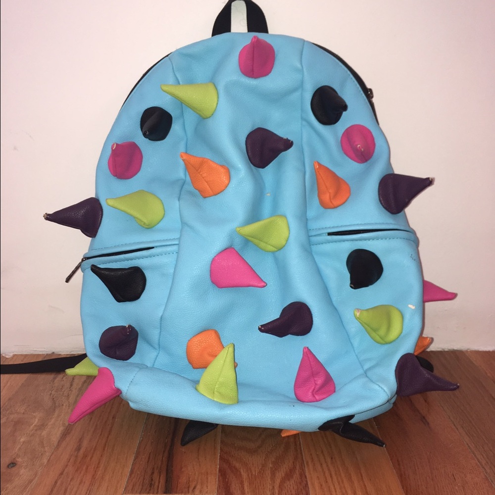 Colorful Spiked Backpack