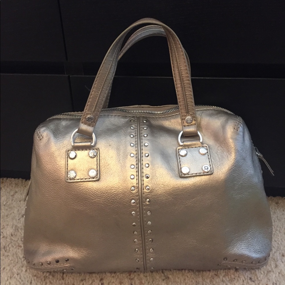 Gold Michael Kors handbag