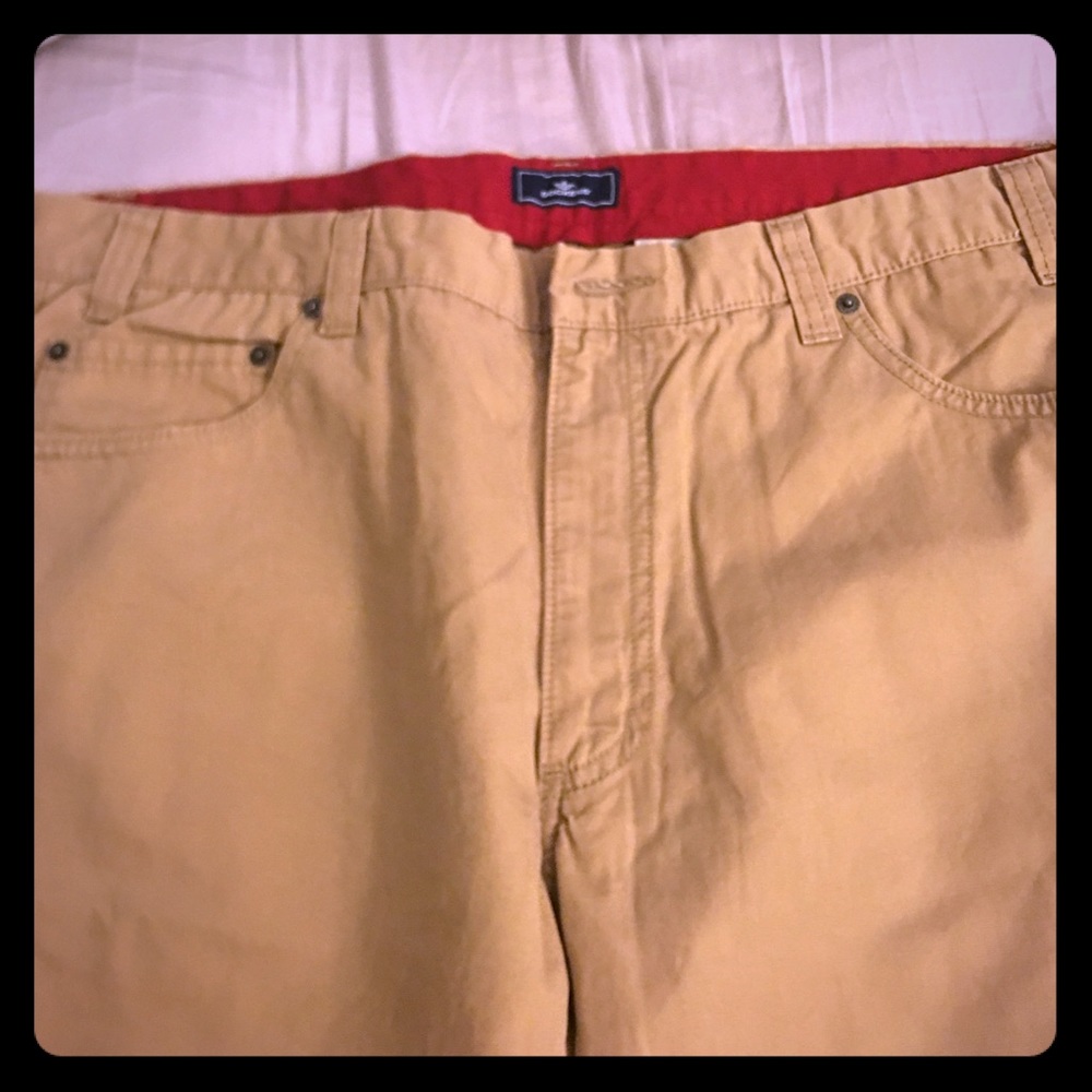 Tan khaki style pants