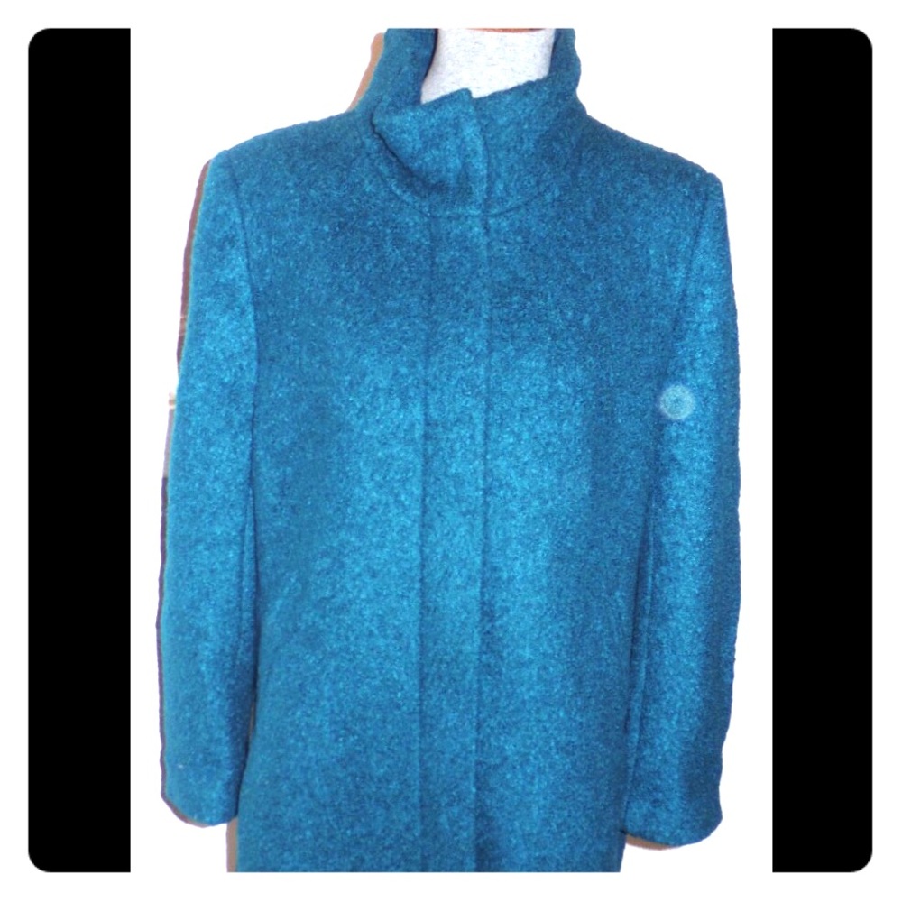 Funnel Neck Car Coat