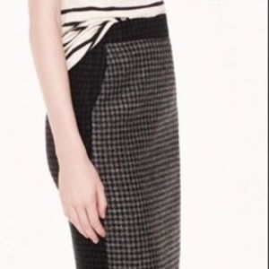 J. Crew wool herringbone pencil skirt