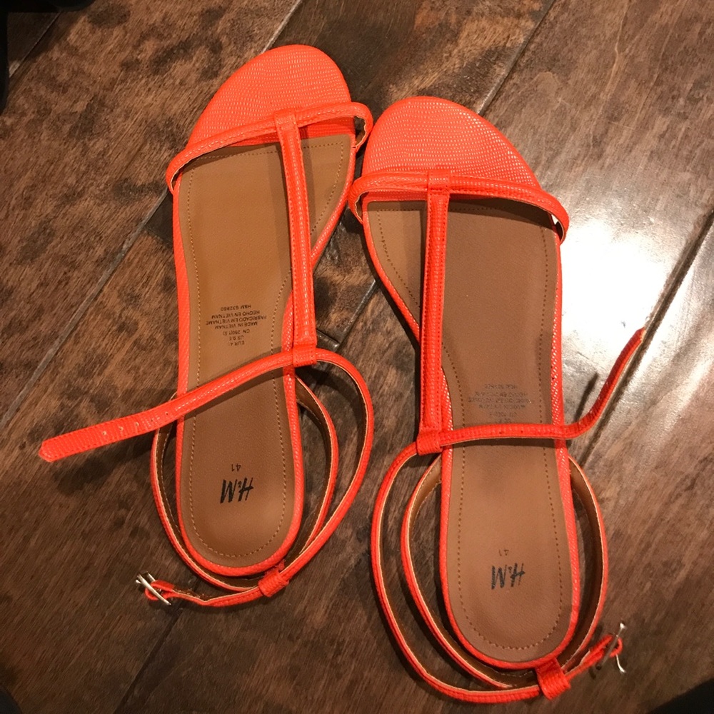 Sandals by H and M.
