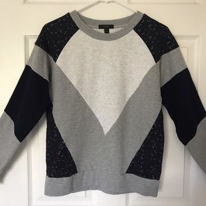 J Crew Geometric Sweatshirt