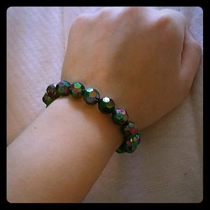 {ES} Multicolor Disco Bead Bracelet