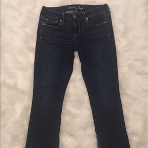 American Eagle dark wash Skinny Kick jeans