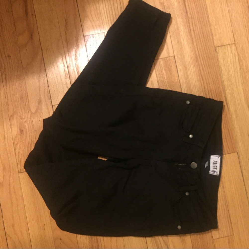 Paige Black Denim Verdugo Ultra Skinny Jeans